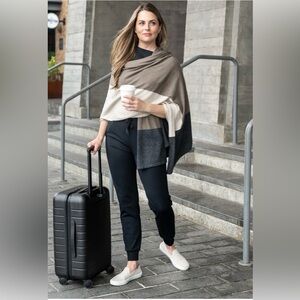Zestt Organics - Dreamsoft Travel Scarf - Brownstone Colorblock